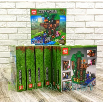 Конструктор Lepin 18009 Домик на дереве в джунглях (406 деталей) картинка 8
